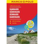 Dánia térkép, Dánia atlasz Marco Polo 1:200 000  2017
