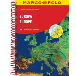 Európa atlasz Marco Polo 2018 1:2 000 000 