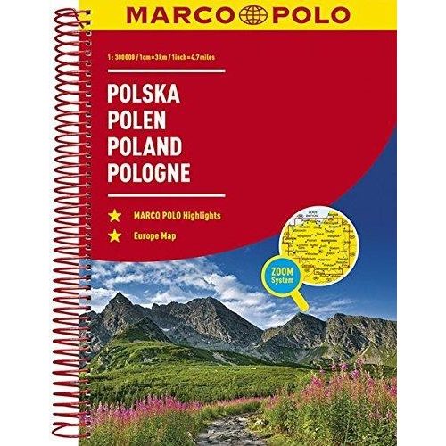 Lengyelország atlasz Marco Polo 1:300 000   