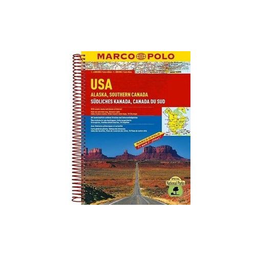 USA atlasz Marco Polo   1:4 000 000, 1:800 000 