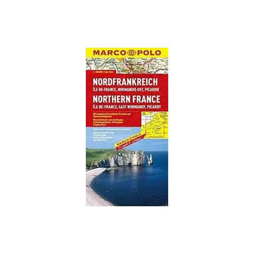 Észak-Franciaország térkép Marco Polo 1:300 000 