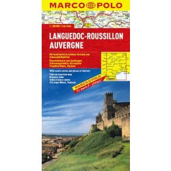   Languedoc-Roussillon térkép, Auvergne térkép Marco Polo 1:300 000  2015