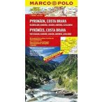  Pireneusok térkép 1:300 000 Marco Polo Pyrenees térkép, Costa Brava