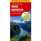 Norvégia térkép Marco Polo 1:800 000 