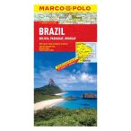   Brazília térkép Marco Polo 1:4 000 000 Brazília, Bolívia, Paraguay, Uruguay térkép