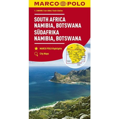 Dél-Afrika térkép Marco Polo 1:2 000 000 