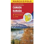 Canada térkép Marco Polo  1:4 000 000 Kanada térkép 