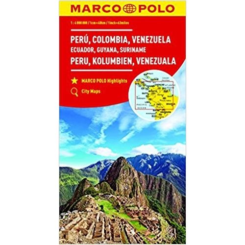 Peru térkép Marco Polo 1:4 000 000 