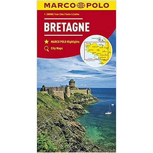 Bretagne térkép Marco Polo  1:200 000  