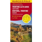   Trentino térkép Dél-Tirol térkép 1:200 000 Garda-tó térkép