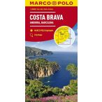 Costa Brava térkép Marco Polo 2017 1:200 000 