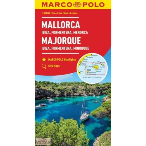 Mallorca térkép Marco Polo 1:150 000 Ibiza térkép