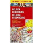 Belgium térkép, Luxemburg térkép Marco Polo 1:200 000 