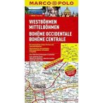   West Bohemia térkép, Nyugat Bohémia térkép Marco Polo  1:200 000  Közép-Bohémia térkép