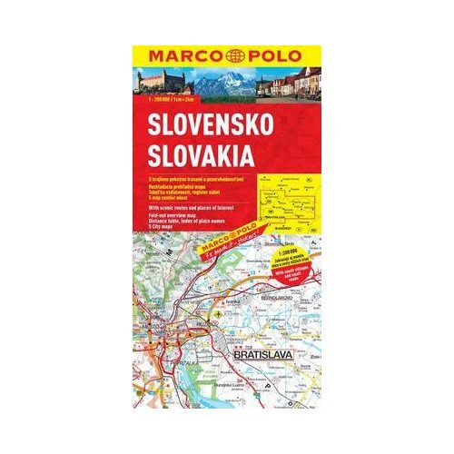 Szlovákia térkép Marco Polo 1:200 000  2015
