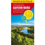 Bajorország észak térkép Marco Polo 1:200 000 