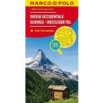   Svájc térkép Marco Polo Svájc középső és nyugati része  1:200 000 