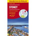 Sydney város térkép vízálló Marco Polo 1:12 000 