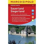 17. Sauerland turista térkép, Siegerland 1 : 110 000 