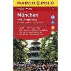   43. München turista térkép  1 : 110 000 Marco Polo, München és környéke turista térkép 