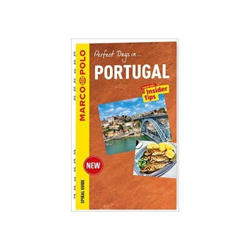 Portugália Portugal útikönyv Marco Polo Spiral Guide, angol 2017