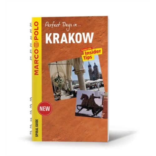 Krakkó útikönyv Krakow Marco Polo Travel Guide - with pull out map angol 