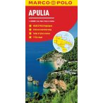 Puglia térkép Marco Polo 1:200 000 Apulia térkép