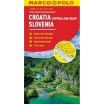   Szlovénia, Horvátország térkép Marco Polo  Horvátország középső és tengerparti része 1:300 000 