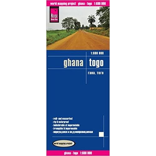 Ghana térkép Reise 1:600 000  Gána térkép