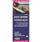  Francia Guyana térkép Reise 1:850e Guyana, Surinam és Francia Guyana autós térkép Reise Know How - vízálló 2014.