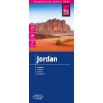   Jordánia autós térkép, Jordánia térkép Reise 1:400 000 