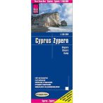 Ciprus térkép, Ciprus autós térkép Reise 1:150 000