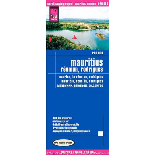 Mauritius térkép Reise 1:90 000 