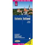  Észtország autós térkép, Észtország térkép Reise  1:275 000 