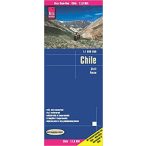   Chile autós térkép, Chile térkép Reise 1:1 600 000  2018