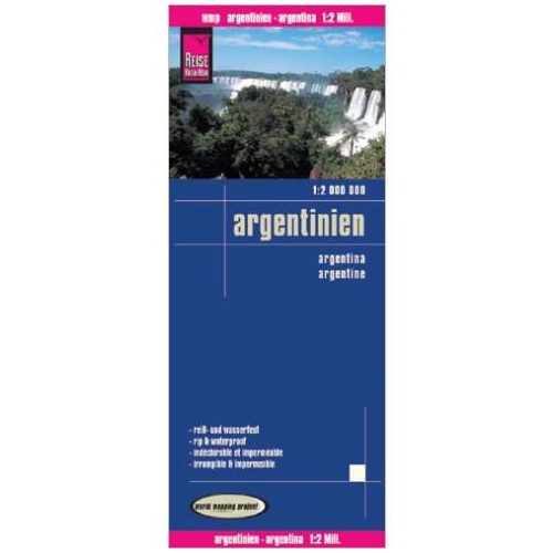 Argentina térkép, Argentina autós térkép Reise 1:2 000 000 