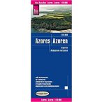   Azori szigetek térkép Reise, Azores autós térkép 1:70 000 Azori autótérkép