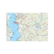 Tanzánia térkép Reise  1:1 200 000  Ruanda térkép, Burundi térkép vízálló, szakadásálló