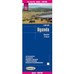 Uganda térkép Reise  1:600 000  Uganda autós térkép