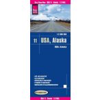   USA 11. Alaszka autós térkép, Alaszka térkép Reise  1 : 2 000 000  