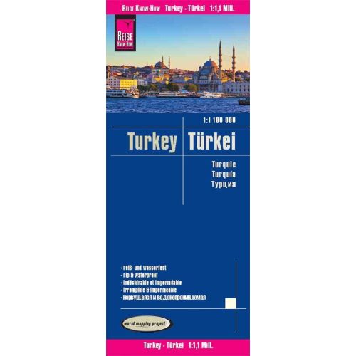 Törökország térkép Reise 1:1,1 Mio. 