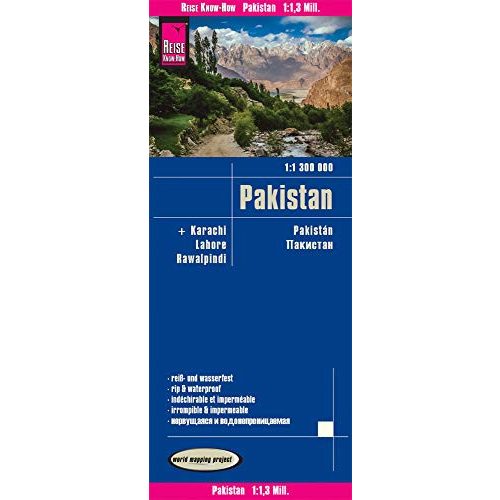 Pakisztán térkép Pakistan Reise 1:1 300 000 