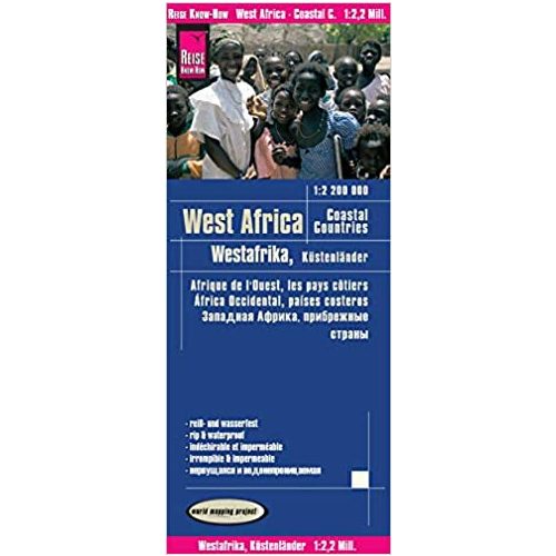 Nyugat-Afrika autós térkép Reise  1:2 200 000  Nyugat Afrika térkép