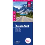   Kanada térkép, Nyugat-Kanada autós térkép West Canada autótérkép Reise - vízálló 1:1,9 Mio