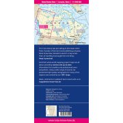 Kanada térkép, Nyugat-Kanada autós térkép West Canada autótérkép Reise - vízálló 1:1,9 Mio