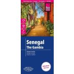   Gambia térkép, Senegal térkép Reise 1:550 000 Szenegál térkép