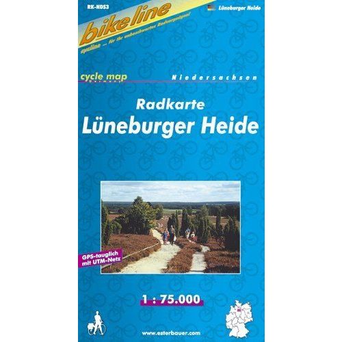 Lüneburger Heide kerékpáros  térkép 1:75 000