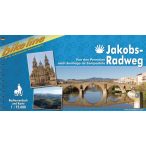   Jakobs-Radweg - Szent Jakab út kerékpáros atlasz (Pamplona-Santiago de Compostela) Esterbauer német 1:75e
