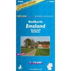 Emsland kerékpáros  térkép 1:75 000