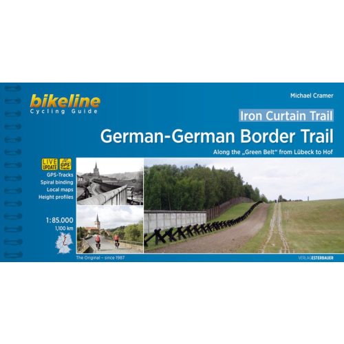 Iron Curtain Trail 3. - Vasfüggöny kerékpártúra atlasz Esterbauer Vasfüggöny kerékpáros térkép 1:85 000 German-German Border Trail